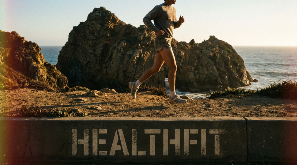 Healthy woman running outdoors for fitness