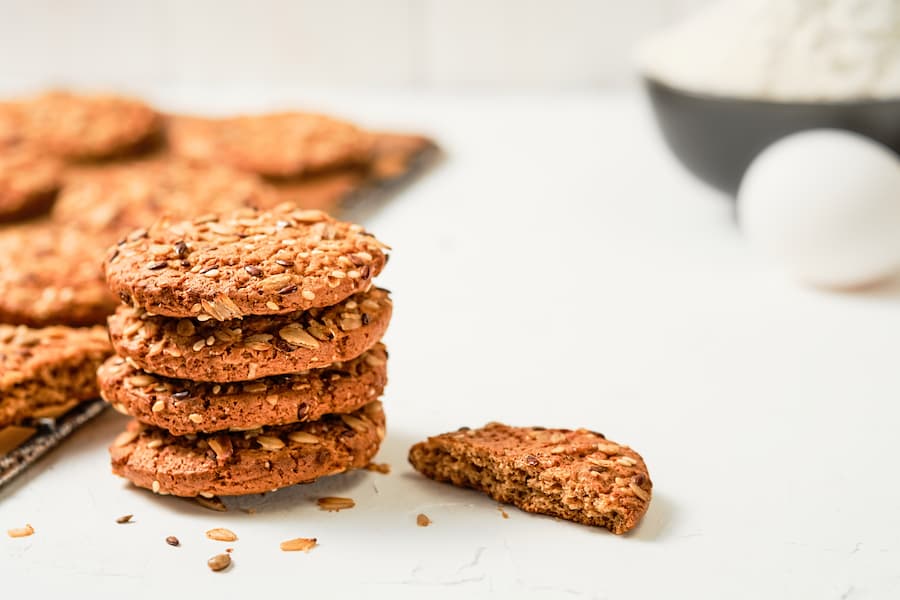 Homemade Oat Cookies with Seeds